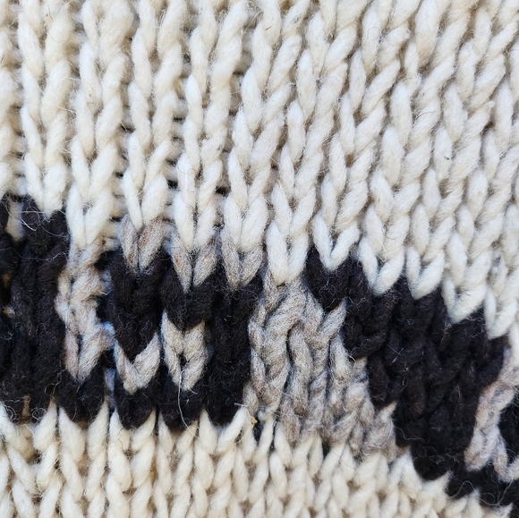 Vintage Knit Poncho - Picture 5 of 5